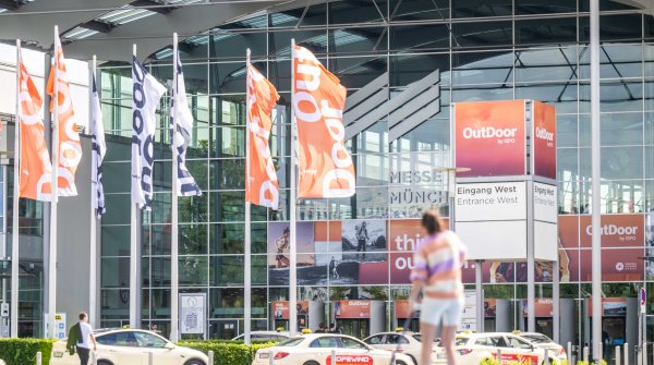 Blick auf Messe München OutDoor