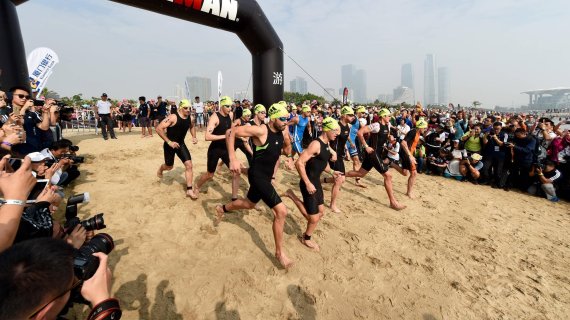 Gibt es den perfekten Triathleten? Der Körperbau der Top-Athleten ist durchaus unterschiedlich.