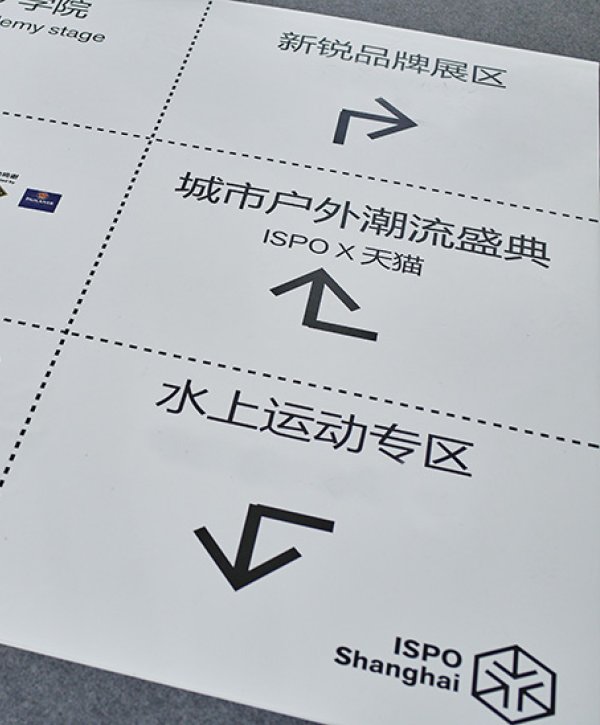Directions at trade show ISPO Shanghai